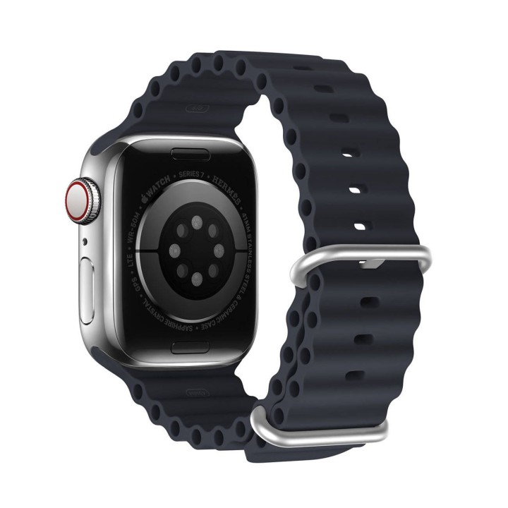DUX DUCIS strap OCEAN WAVE silicone for Apple Watch 38 / 40 / 41 mm graphite