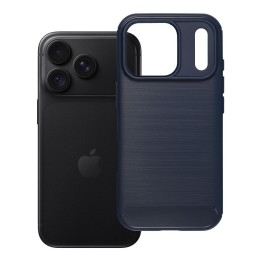 Чохол для iPhone 18 Pro / 17 Pro Carbon 2.0 темно-синій