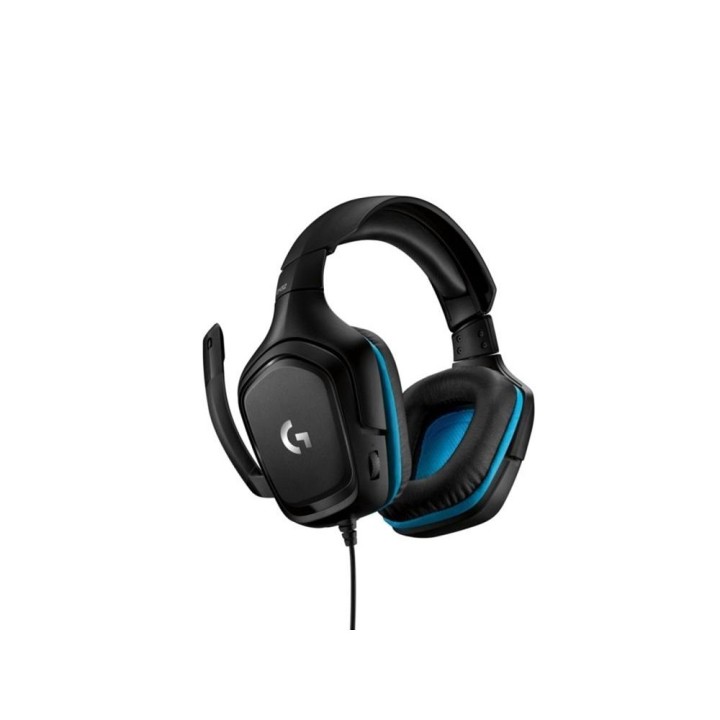Headphones wired on-ear Jack 3,5 mm with microphone Logitech G432 black