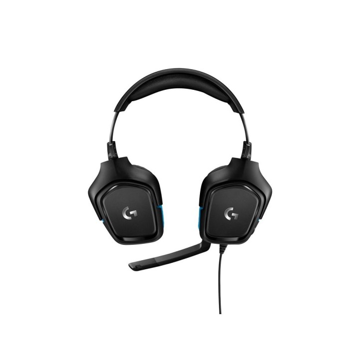 Headphones wired on-ear Jack 3,5 mm with microphone Logitech G432 black